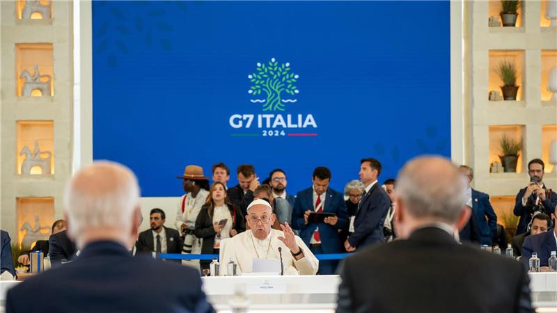 Der andere Papst - Franziskus ist tot Franziskus war ein sehr politischer Papst. Als erster Pontifex der Geschichte nahm er an einem G7-Gipfel teil. (Archivbild)