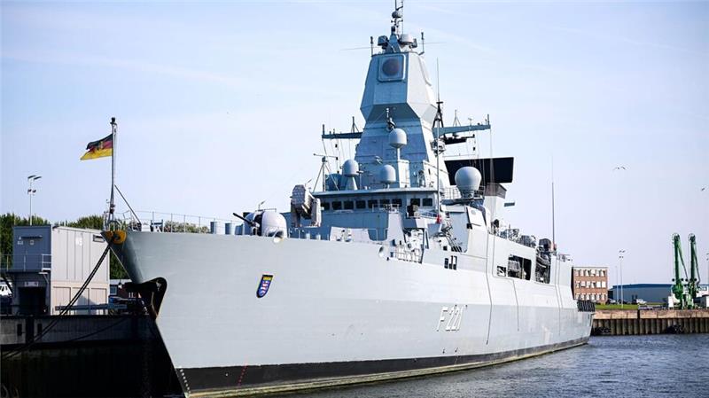 Verdacht auf Sabotage gegen Marine in Wilhelmshaven Fregatte „Hessen“ (Archivbild)