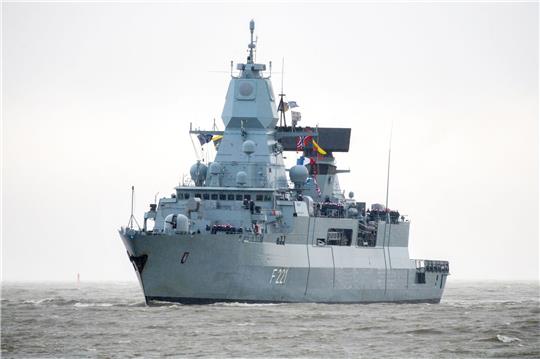 Fregatte «Hessen»: Deutschland plant an der Militäroperation teilzunehmen, sofern der Bundestag nach Abschluss der EU-Planungen ein Mandat erteilt.