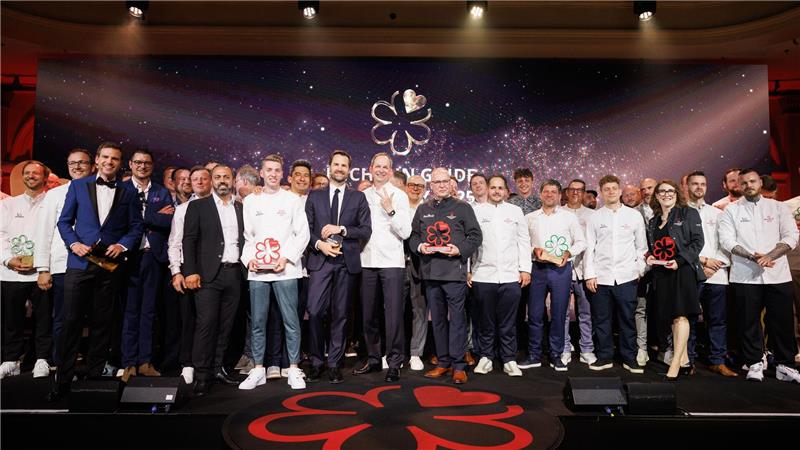 Sterne-Restaurant-Rekord in Deutschland Freude, Jubel und der Preis für harte Arbeit: In Frankfurt sind am Dienstag die neuen Michelin-Sterne an Spitzenküchen in Deutschland verliehen worden.