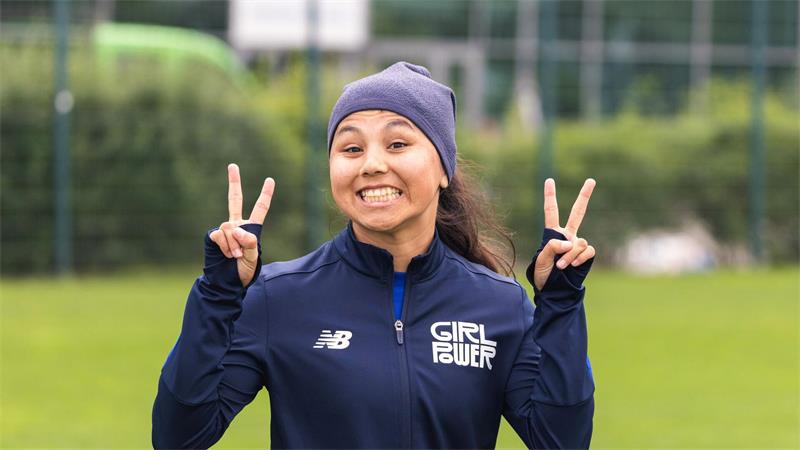 Jedes Training ein Statement für die Freiheit Freut sich über das Summer Camp: Nazanin Salimi.