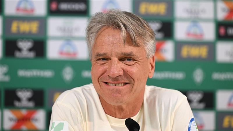 Freut sich über das schwere Auftaktprogramm: Werders neuer Cheftrainer Horst Steffen. 