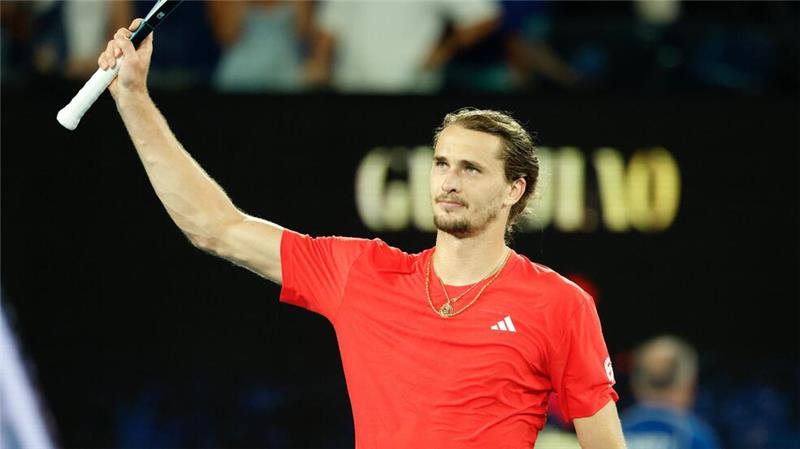 Freute sich über den Auftaktsieg bei den Australian Open: Alexander Zverev.