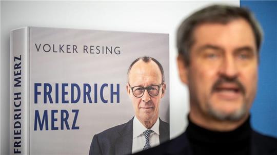 „Friedrich Merz ist kantig, ja. Aber da weiß man, was man hat“, so Markus Söder über den CDU-Chef. 
