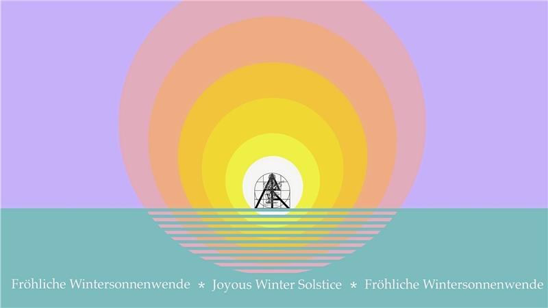Fröhliche Wintersonnenwende: Ein Motiv von Adrian Piper, Goslarer Kaiserringträgerin des Jahres 2021.