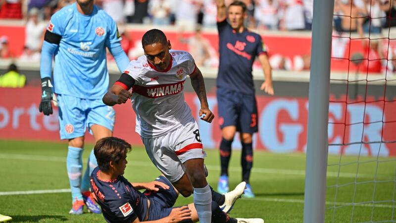 Frühe Führung: Enzo Millot traf bereits in der 8. Minute für den VfB.