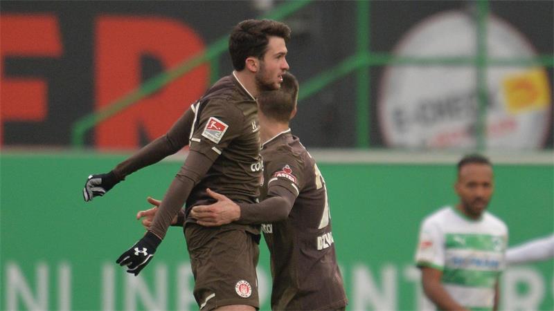 Früher beim FC St. Pauli, jetzt in Osnabrück: Mittelfeldspieler Leon Flach (l). 