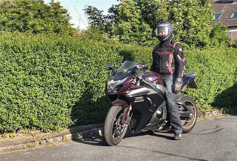 Unfallzeuge: „Das Verständnis für die Kurven fehlt oft“ Früher war Patrick R. mit seiner Maschine häufig im Harz unterwegs. Davon lässt er heute ab. Foto: Fricke