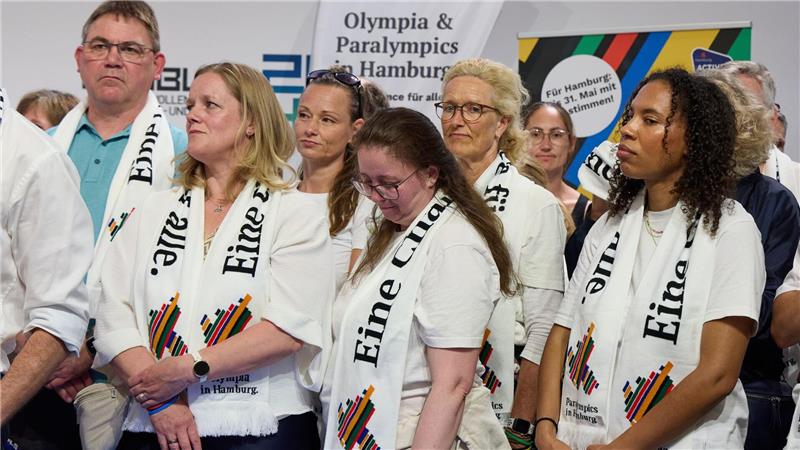 Klares Votum: Hamburger sagen Nein zur Olympia-Bewerbung Frust bei Olympia-Befürwortern nach dem Referendum in Hamburg.