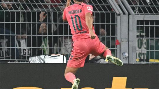 Füllkrug trifft zum 2:2 bei seinem Ex-Club.