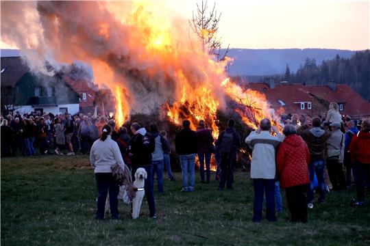 Fünf Osterfeuer in Clausthal-Zellerfeld hat das Ordnungsamt bereits genehmigt. Eine Veranstaltung wird es in Altenau auf der Rose geben. Foto: GZ-Archiv