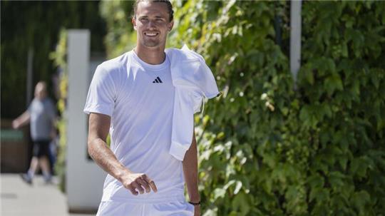 Für Ablenkung in Wimbledon hat Alexander Zverev gesorgt.