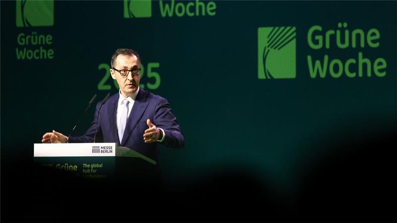 Für Cem Özdemir (Grüne) ist es die letzte Grüne Woche in seiner Funktion als Landwirtschaftsminister.