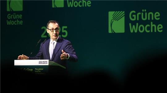 Für Cem Özdemir (Grüne) ist es die letzte Grüne Woche in seiner Funktion als Landwirtschaftsminister.