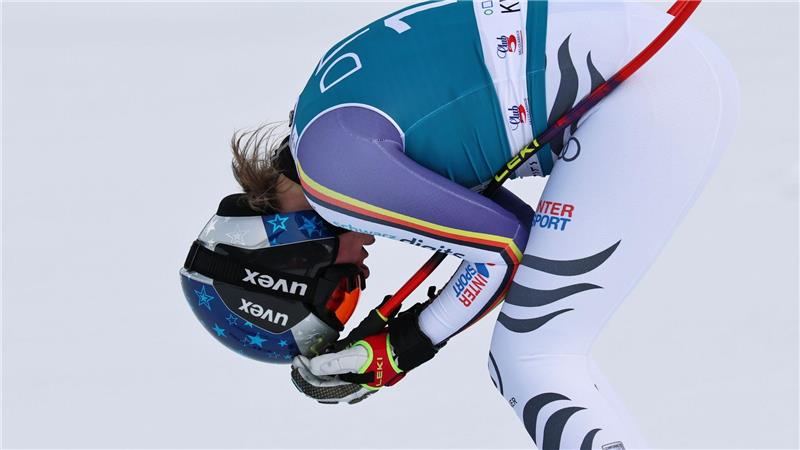 Für Emma Aicher reichte es nicht zum Gewinn des Abfahrts-Weltcups.