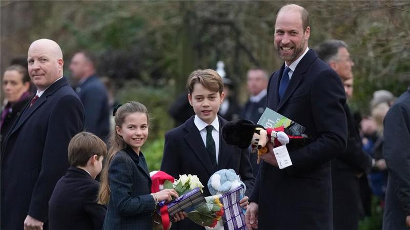 Für Kate und Williams Kinder gab es Geschenke.