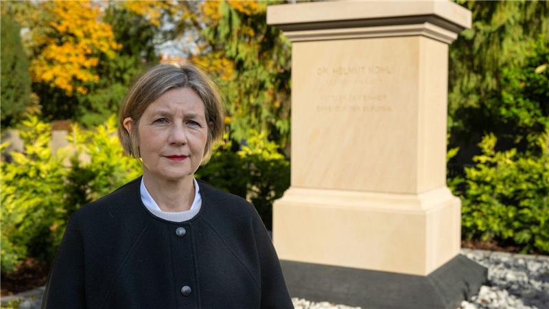 Für Maike Kohl-Richter „war immer klar, dass das Grab letztlich Denkmalcharakter haben muss“.