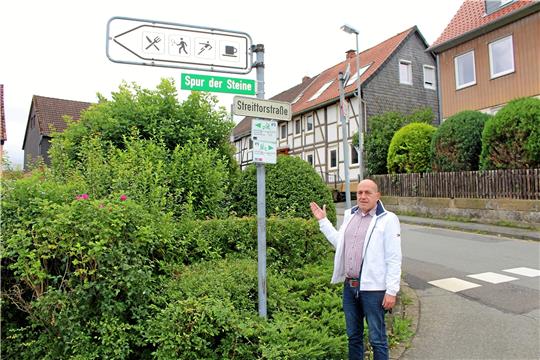 Für Marco Osmialowski ist der Themenweg ein kulturelles Allgemeingut. Foto: Wendt