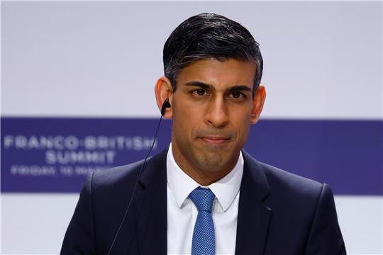Für Rishi Sunak, Premierminister von Großbritannien, stören Graffitis den Alltag.
