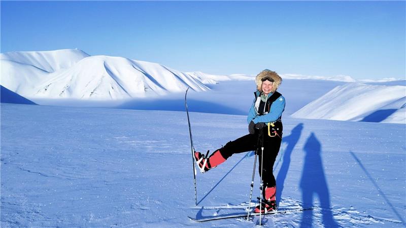Für das Training war Rabea Rogge sogar in Spitzbergen unterwegs. 