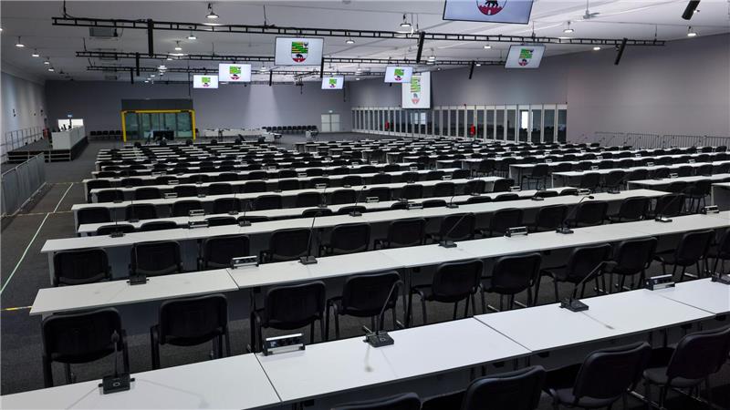 Für den Prozess wurde ein Interims-Gerichtsgebäude errichtet. (Archivbild)