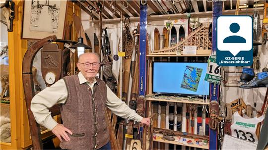 Für die Heimatstube in Altenau ist Rudolf Guttmann unverzichtbar. Mit 90 Jahren baut er noch immer Projekte aus Holz für das Museum. Foto: Skuza