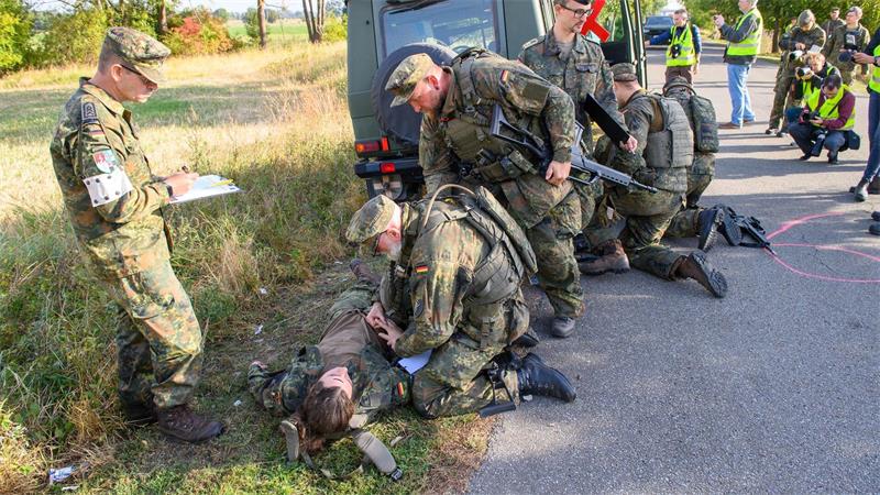 Für die Übungen werden Ernstfälle simuliert. 