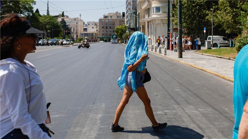 Für die nächsten Tage herrscht Gluthitze in Athen