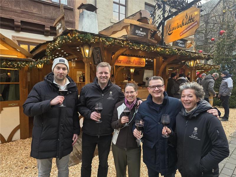 GZ-Volontär Moritz Büsching (v.l.), Stephan Hoffmeister, Diana Hoffmeister, GZ-R...