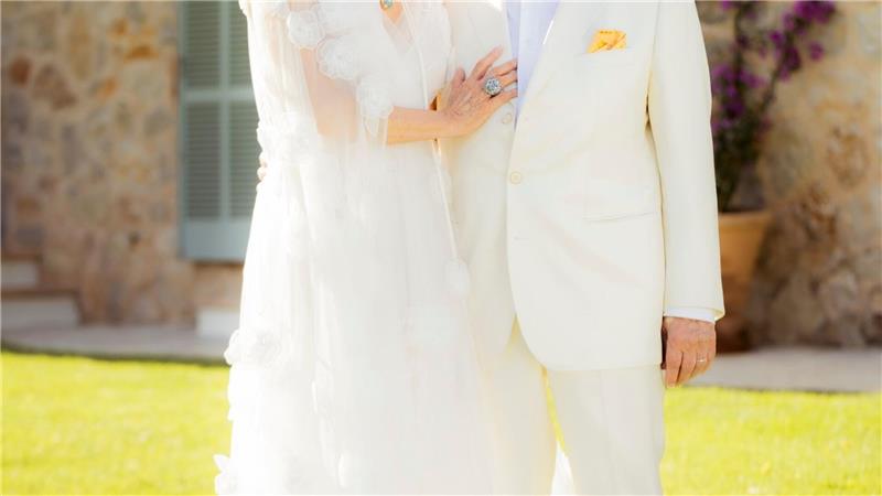 Gabriela und Wolfgang Porsche feiern ihre Hochzeit auf Mallorca. 