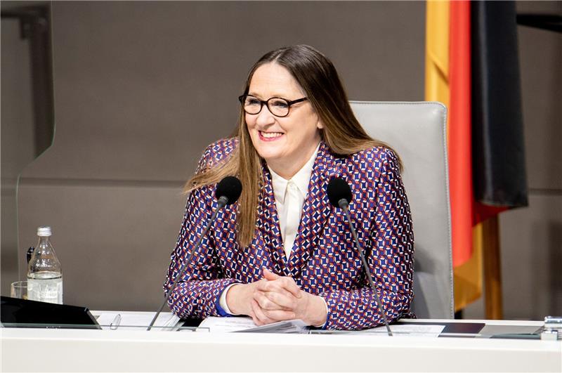 Gabriele Andretta (SPD)im Niedersächsischen Landtag.