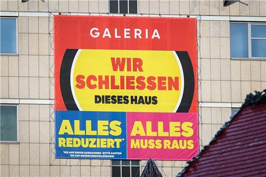 Galeria Kaufhof in Halle schließt zum Jahresende.