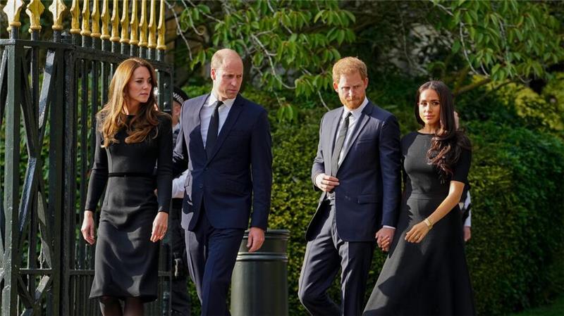 Galten einst als Traum-Quartett: Kate und William mit Harry und Meghan. (Archivbild)