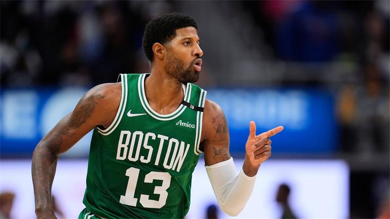 Ganz starkes Debüt für die Celtics: Paul George kam auf 38 Punkte.