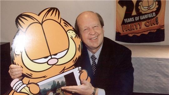 Garfield-Erfinder Davis wird 80. (Archivbild)