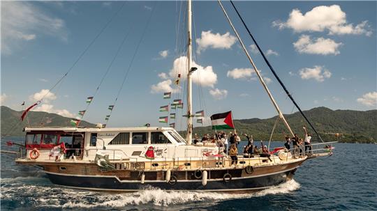 Gaza-Hilfsflotte beim Aufbruch aus der Türkei in Richtung Gaza. (Archivbild)