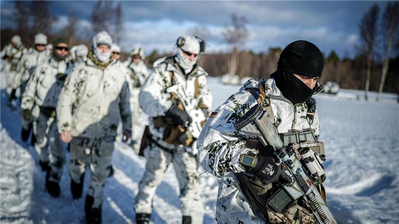 Gebirgsjäger der Bundeswehr in Norwegen