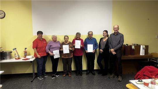 Geehrte und Ehrende des DRK-Ortsvereins Immenrode.