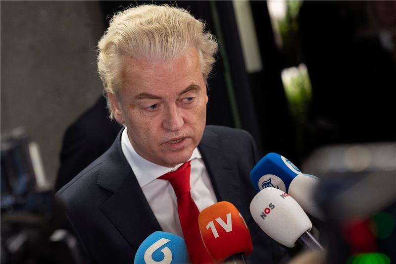 Geert Wilders ist Vorsitzender der rechtsextremen Partei PVV.