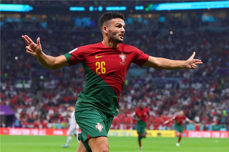 „Beeindruckend”: Ramos übernimmt Ronaldos WM-Hauptrolle Gefeierte Portugiese: Gonçalo Ramos hatte gegen die Schweiz einen Gala-Tag.