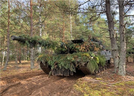 Gefragtes Kampfgerät: Der Leopard-Panzer kommt unter anderem im Rahmen eines Nato-Gefechtsverband in Litauen zum Einsatz.