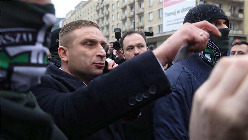 Polens Präsident begnadigt Chef von Bürgerwehren Gegen den polnischen Rechtsaktivisten Robert Bakiewicz gab es ein Urteil wegen Nötigung. (Archivbild)
