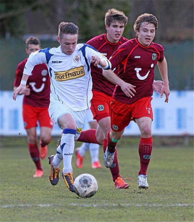 Gegen die 2. Mannschaft von Hannover 96 erzielte Marius Kleinsorge sein erstes Regionalliga-Tor.  Foto: Epping