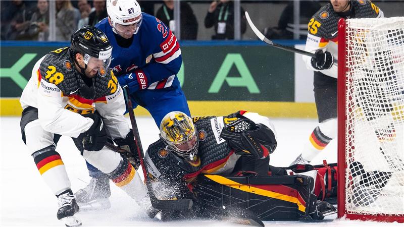 Gegen die USA zeigte das deutsche Team die bislang beste Leistung bei der WM. 
