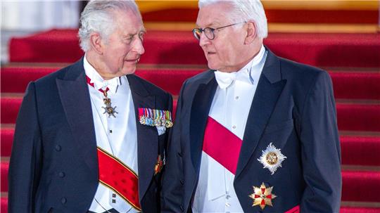 Gegenbesuch: Bundespräsident Frank-Walter Steinmeier und seine Frau Elke Büdenbender kommen zum Staatsbesuch nach London