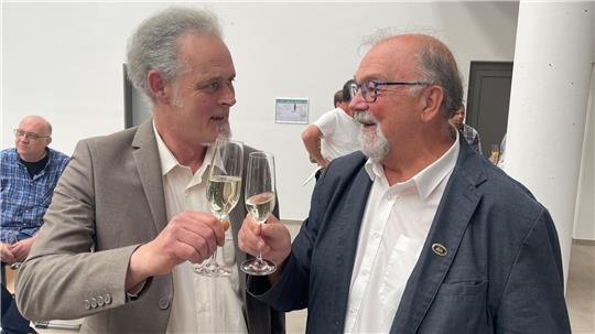 Gehen jetzt fast zeitgleich: CvD-Direktor Martin Ehrenberg (l.) fängt wohl am 1. September in Salzgitter an. Noch fehlt aber eine letzte Formalie. RG-Direktor Hans-Peter Dreß ist seit dem 1. August in Ruhestand. Das Foto entstand zum Start des neuen Schulzentrums Goldene Aue.
