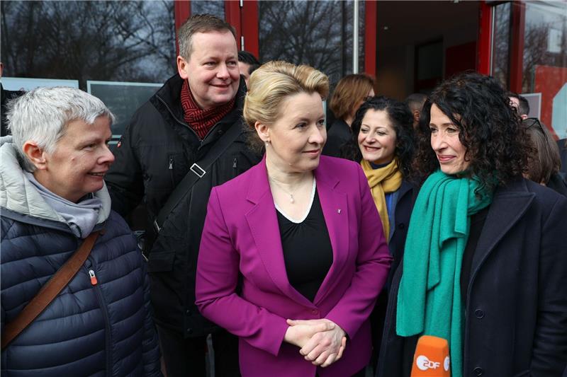 Gehört wohl der Vergangenheit an: Die rot-grün-rote Koalition um Franziska Giffey.