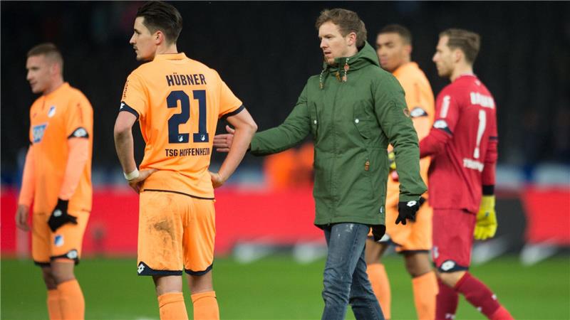 Wagner-Nachfolger: Hübner wird Assistent von Nagelsmann Gemeinsame Hoffenheimer Zeit: Benjamin Hübner (l) und Julian Nagelsmann (r).