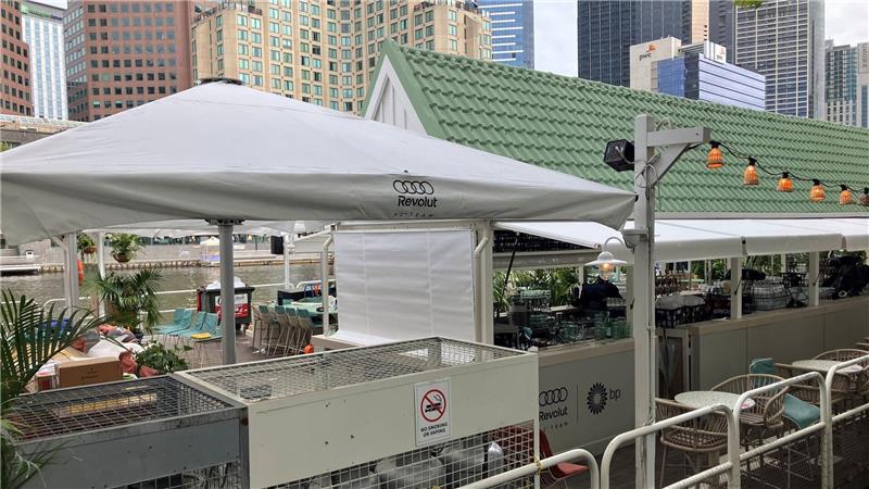 „Reset“ für Formel 1 in Deutschland? Audi feiert Premiere Gemietetes Restaurantschiff: Hier können Fans von Audi auf dem Yarra River Formel-1-Flair mitbekommen.