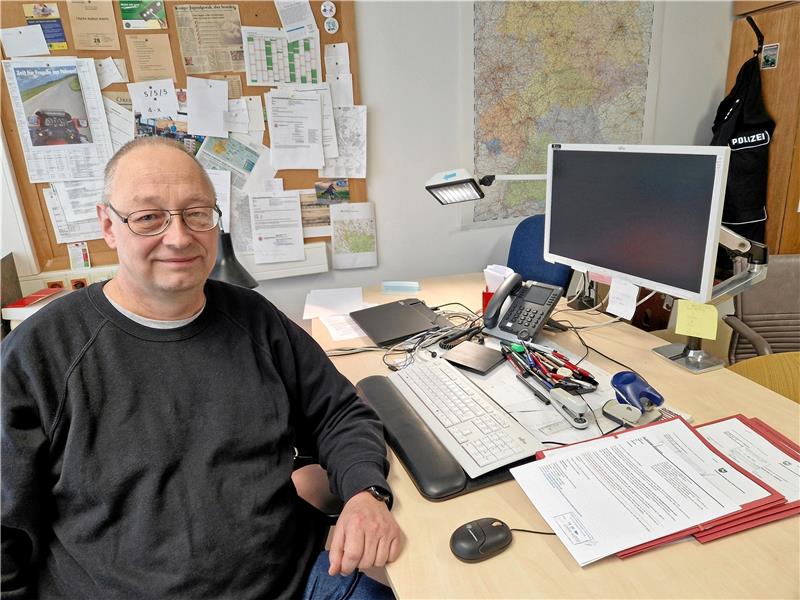 Gerd Steckhan freut sich als Leiter des Kriminalermittlungsdienstes über eine Fahndungserfolgsquote von 65 Prozent. Foto: Knoke